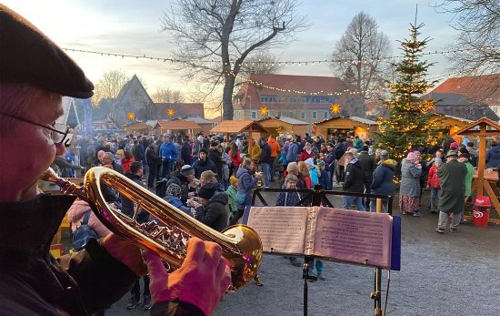 Eröffnung mit dem Wilsdruffer Bläserquartett